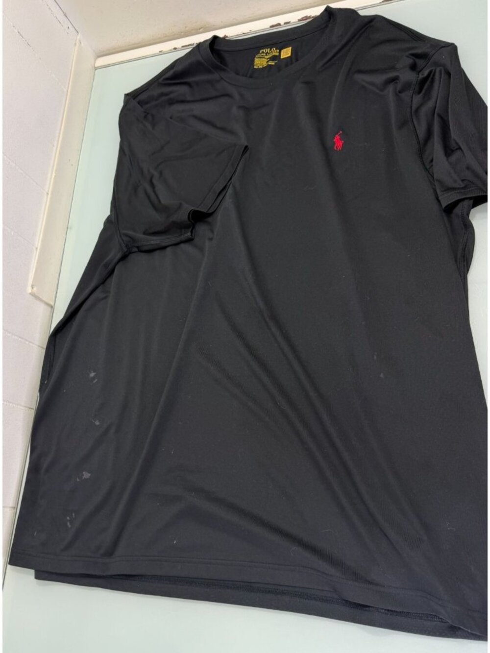 Polo Ralph Lauren Performance T Shirt Men's 2XLT 2XL Tall Stretch *Stains*